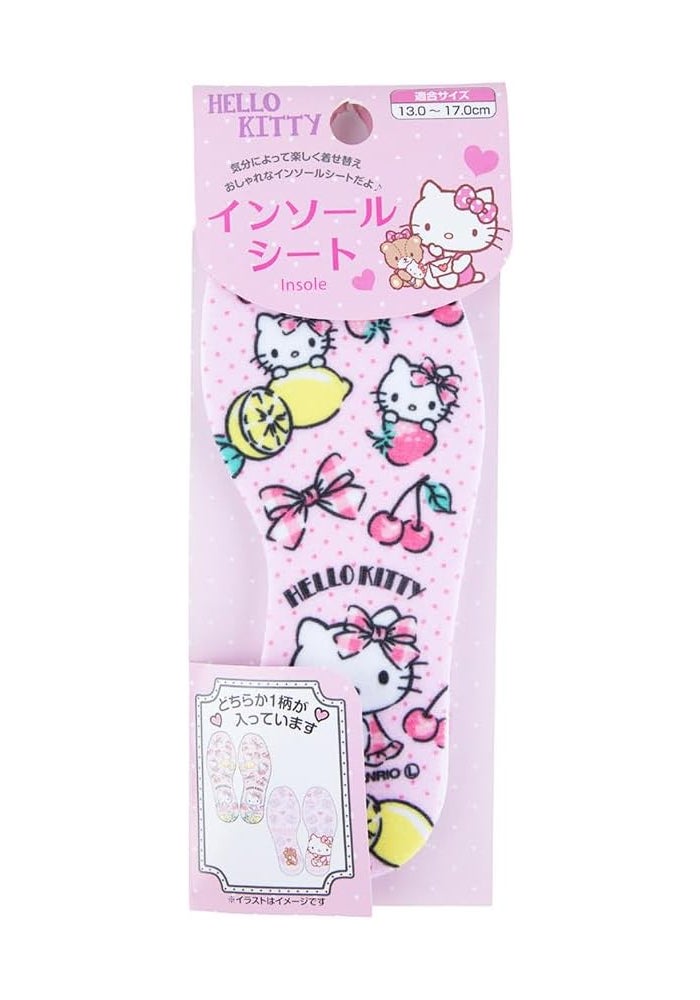 Daiso Hello Kitty Insoles, Pink - 13.0Cm X 17.0Cm - Image 1
